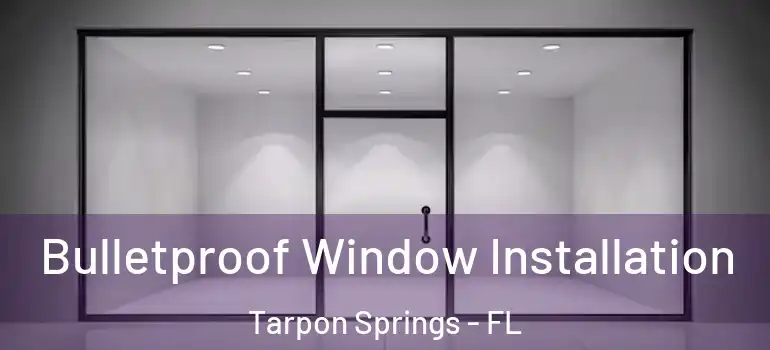  Bulletproof Window Installation Tarpon Springs - FL