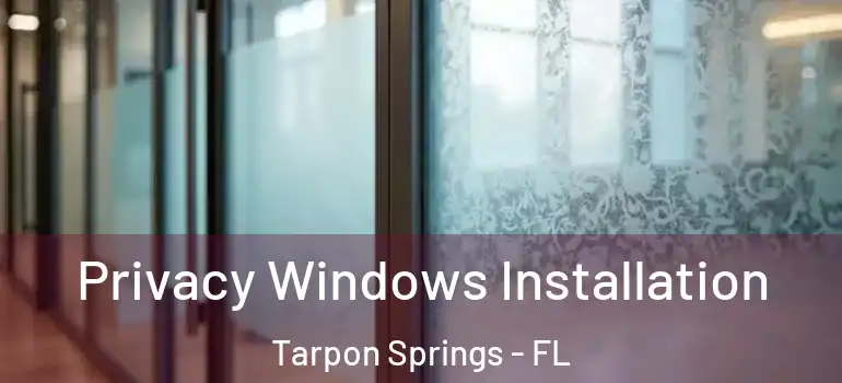 Privacy Windows Installation Tarpon Springs - FL