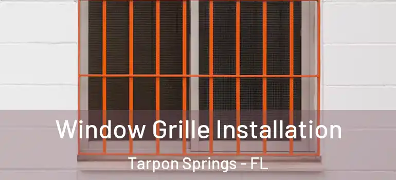  Window Grille Installation Tarpon Springs - FL